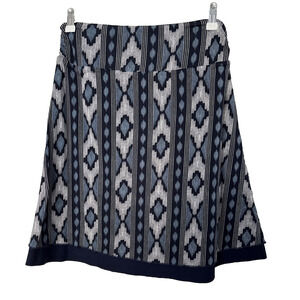Colorado Clothing Women's Med Reversible Skirt Navy White Spring Travel Resort